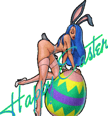 sexy bunny at easter